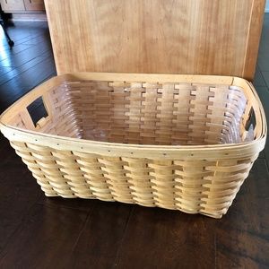 Longaberger Small Laundry basket with protector